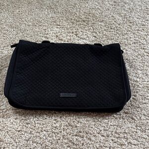 Vera Bradley Large Black Quilted Jewelry Holder